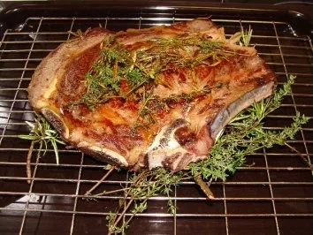 Rezept: Ochsenkotelett (Côte de Boeuf, Hohe Rippe) Bild Nr. 5 Ochsenkotelett (Côte de Boeuf, Hohe Rippe) - Rezept - Bild Nr. 5