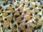 Rezept: Kernige Schoko-Nusseken Kernige Schoko-Nusseken - Rezept