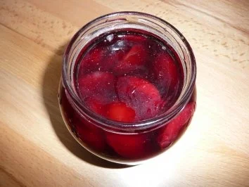 Zwetschgen in Rotwein - Rezept - Bild Nr. 2