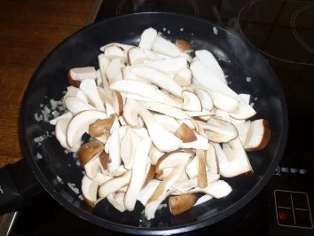 Fettuccine mit frischen Steinpilzen - Rezept - Bild Nr. 3