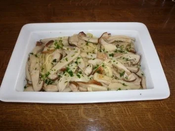 Fettuccine mit frischen Steinpilzen - Rezept