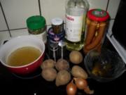 Kartoffelgemüse mit Würstchen - Rezept
