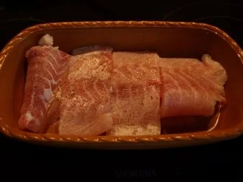 Rezept: Seelachsröllchen in pikanter Soße Bild Nr. 8 Seelachsröllchen in pikanter Soße - Rezept - Bild Nr. 8