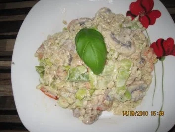 Rezept: Ebly - Gemüse - Pfanne mit Frischkäse Ebly - Gemüse - Pfanne mit Frischkäse - Rezept