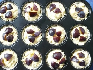 Rezept: Zwetschgen - Marzipan - Muffins Bild Nr. 6 Zwetschgen - Marzipan - Muffins - Rezept - Bild Nr. 6