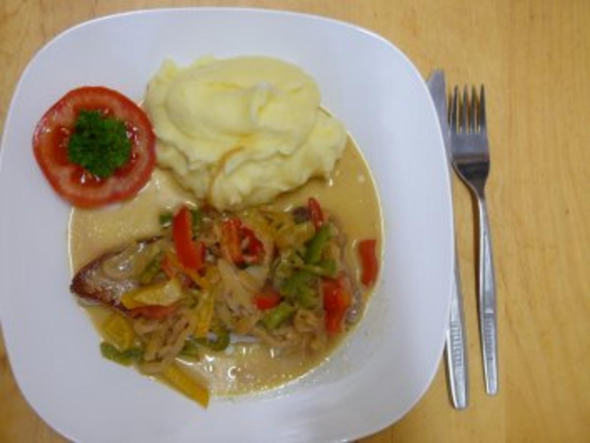 Bilder für scharfes Paprika-Zwiebelschnitzel - Rezept