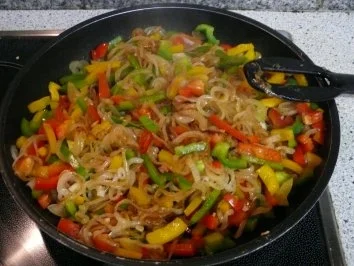 scharfes Paprika-Zwiebelschnitzel - Rezept - Bild Nr. 6