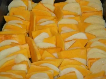 Geflügel: Entenbrust mit Kartoffel - Kürbis - Gratin - Rezept - Bild Nr. 5