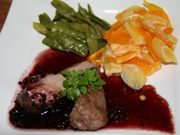 Geflügel: Entenbrust mit Kartoffel - Kürbis - Gratin - Rezept - Bild Nr. 9