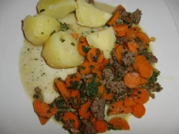 Rind : Karotte trifft Rinderhackfleisch zur leidenschaftlichen Fusion - Rezept - Bild Nr. 2