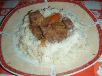 Scharfer Rindfleischtopf mit Kürbis - Rezept