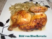 Geflügelgerichte: Limetten-Hähnchen auf Fenchel - Rezept