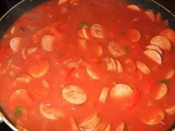 Rezept: Wurstpfanne Puzta Bild Nr. 2 Wurstpfanne Puzta - Rezept - Bild Nr. 2