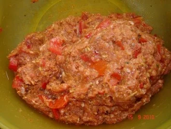 Rezept: Snack : Hackfleisch und Käse auf Toastbrot Bild Nr. 3 Snack : Hackfleisch und Käse auf Toastbrot - Rezept - Bild Nr. 3