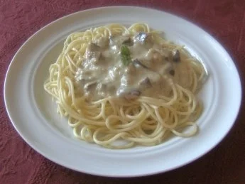 Spaghetti mit Gorgonzola - Feigen - Soße - Rezept