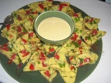 Rezept: POLENTASCHNITTCHEN MIT AIJOLI POLENTASCHNITTCHEN MIT AIJOLI - Rezept