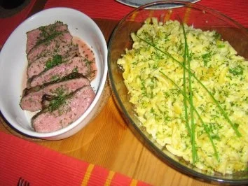Rostbraten an Käsespätzle - Rezept - Bild Nr. 6
