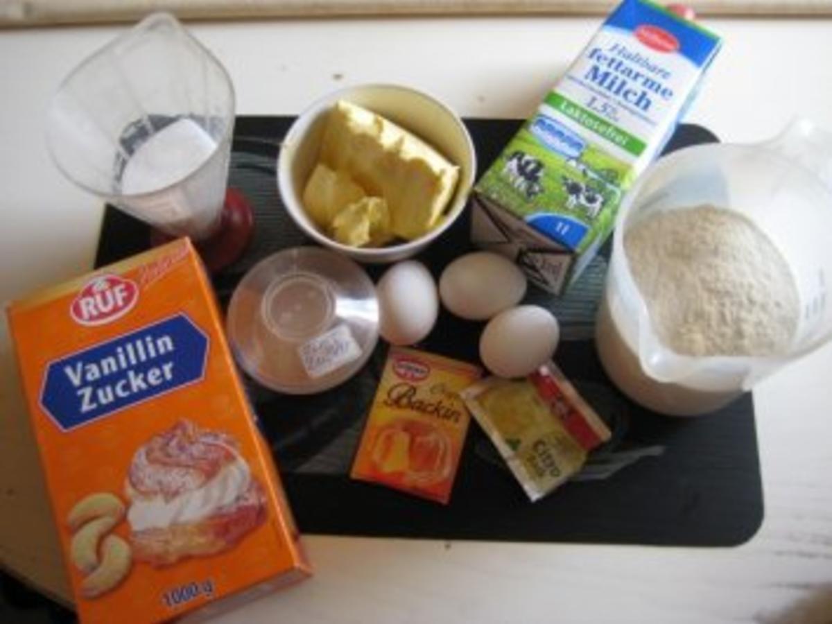 Apfel und Birnenkuchen mit Streusel vom Blech - einfach - von manschie