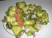 Zuccini     GEFÜLLTE ZUCCINIRÖLLCHEN, einfach so - Rezept