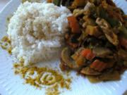 Asia -TK- Gemüse-Pfanne mit Reis - Rezept
