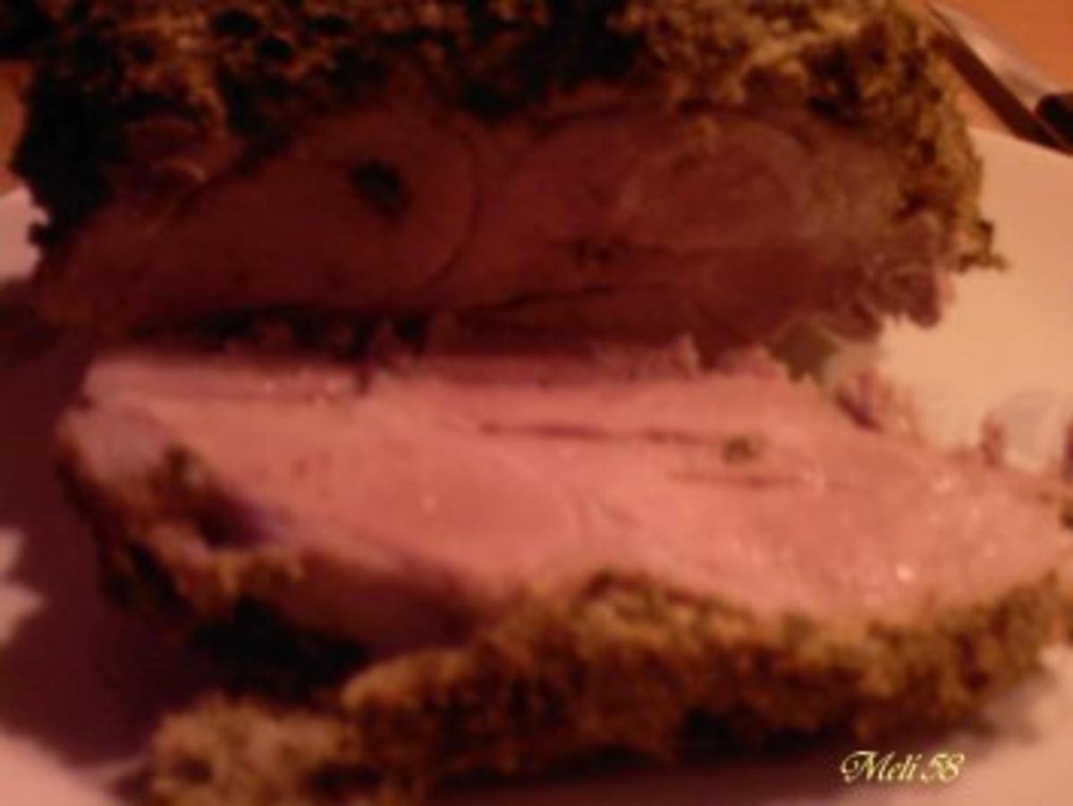 Fleisch: Schweinebraten mit Petersilien-Kruste - Rezept - Bild Nr. 3