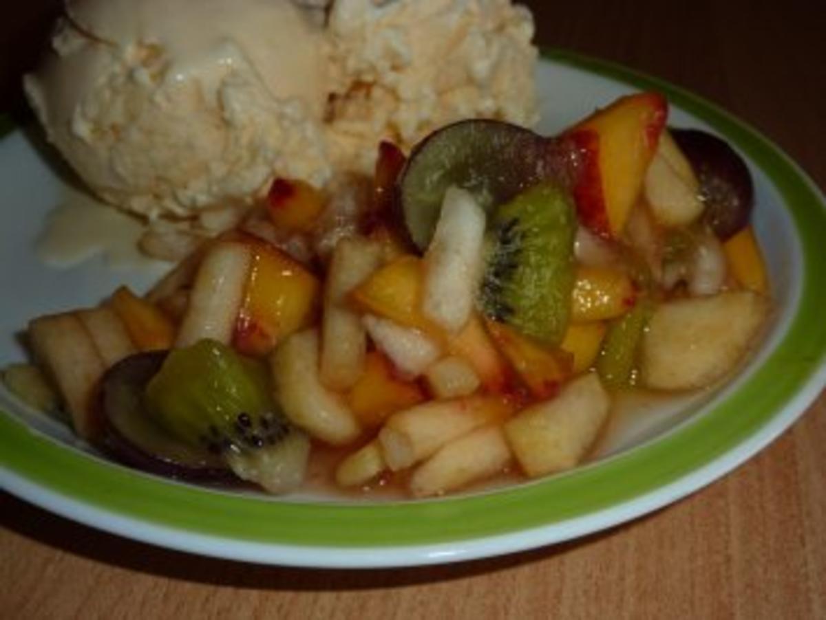 Dessert: Obstsalat - Rezept