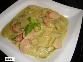 Rezept: Gurken-Kartoffel-Pfanne Gurken-Kartoffel-Pfanne - Rezept