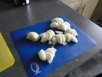 Hühnerbrüstchen in Curry-Mango-Sauce                  (Foto) - Rezept - Bild Nr. 2