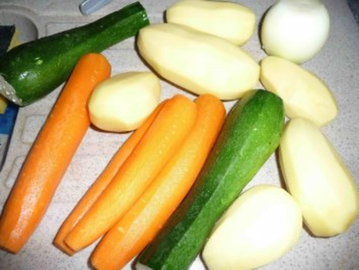 Gemüsefladen mit Dip - Rezept - Bild Nr. 2