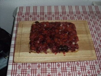 Auf den Kopf gestellter Pflaumenkuchen - Rezept - Bild Nr. 2