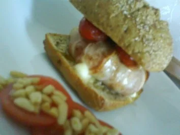 Rezept: Mozarella Burger Mozarella Burger - Rezept