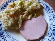 Senfkraut mit Kassler - Rezept