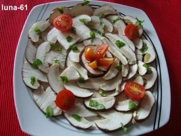 CARPACCIO DI PORCINI - Steinpilz-Carpaccio - Rezept - Bild Nr. 4