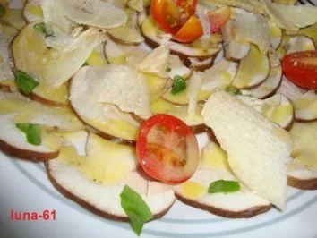 CARPACCIO DI PORCINI - Steinpilz-Carpaccio - Rezept - Bild Nr. 6