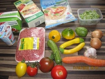 Lasagne mit Zuchinizwergen und frischen Tomaten - Rezept - Bild Nr. 2