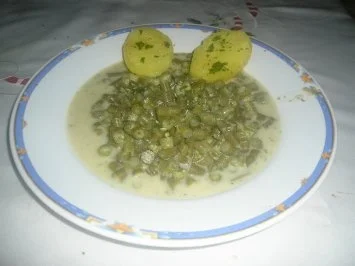 Fisolen nach Wiener Art - Rezept