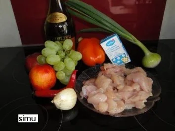 Rezept: Fruchtiges Huhn Bild Nr. 2 Fruchtiges Huhn - Rezept - Bild Nr. 2