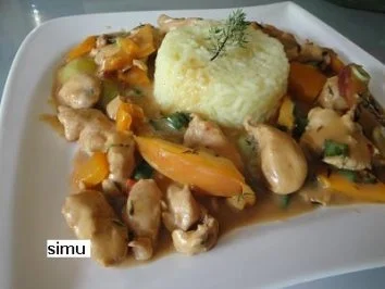 Rezept: Fruchtiges Huhn Bild Nr. 8 Fruchtiges Huhn - Rezept - Bild Nr. 8