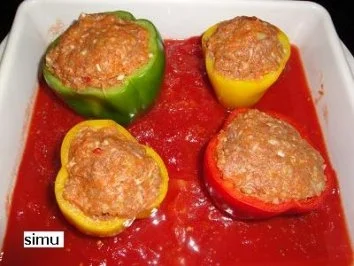 Rezept: Gefüllte Paprika Bild Nr. 5 Gefüllte Paprika - Rezept - Bild Nr. 5