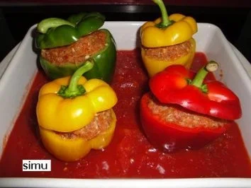 Rezept: Gefüllte Paprika Bild Nr. 6 Gefüllte Paprika - Rezept - Bild Nr. 6