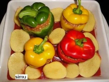 Rezept: Gefüllte Paprika Bild Nr. 7 Gefüllte Paprika - Rezept - Bild Nr. 7