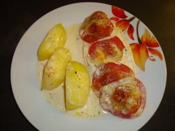 Rezept: Überbackenes Fischfilet Überbackenes Fischfilet - Rezept