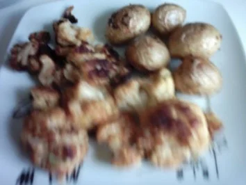 Rezept: Gebratener Blumenkohl mit Thymian-Kartoffeln Bild Nr. 5 Gebratener Blumenkohl mit Thymian-Kartoffeln - Rezept - Bild Nr. 5