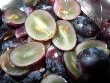 Trauben auf Vanille-Quark-Creme - Rezept - Bild Nr. 2