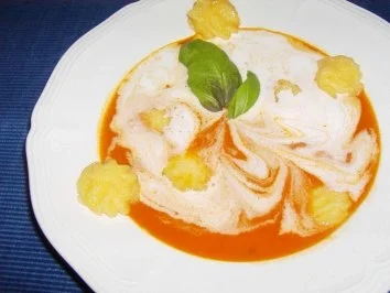 Rezept: Frische Tomatensuppe Frische Tomatensuppe - Rezept