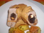 Gefülltes Schweinefilet in Wacholderrahm - Rezept