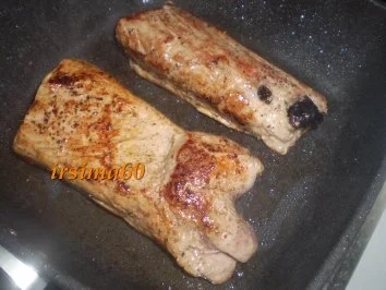 Rezept: Gefülltes Schweinefilet in Wacholderrahm Bild Nr. 8 Gefülltes Schweinefilet in Wacholderrahm - Rezept - Bild Nr. 8