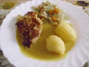 Hähnchenfilet im Gemüsemantel - Rezept