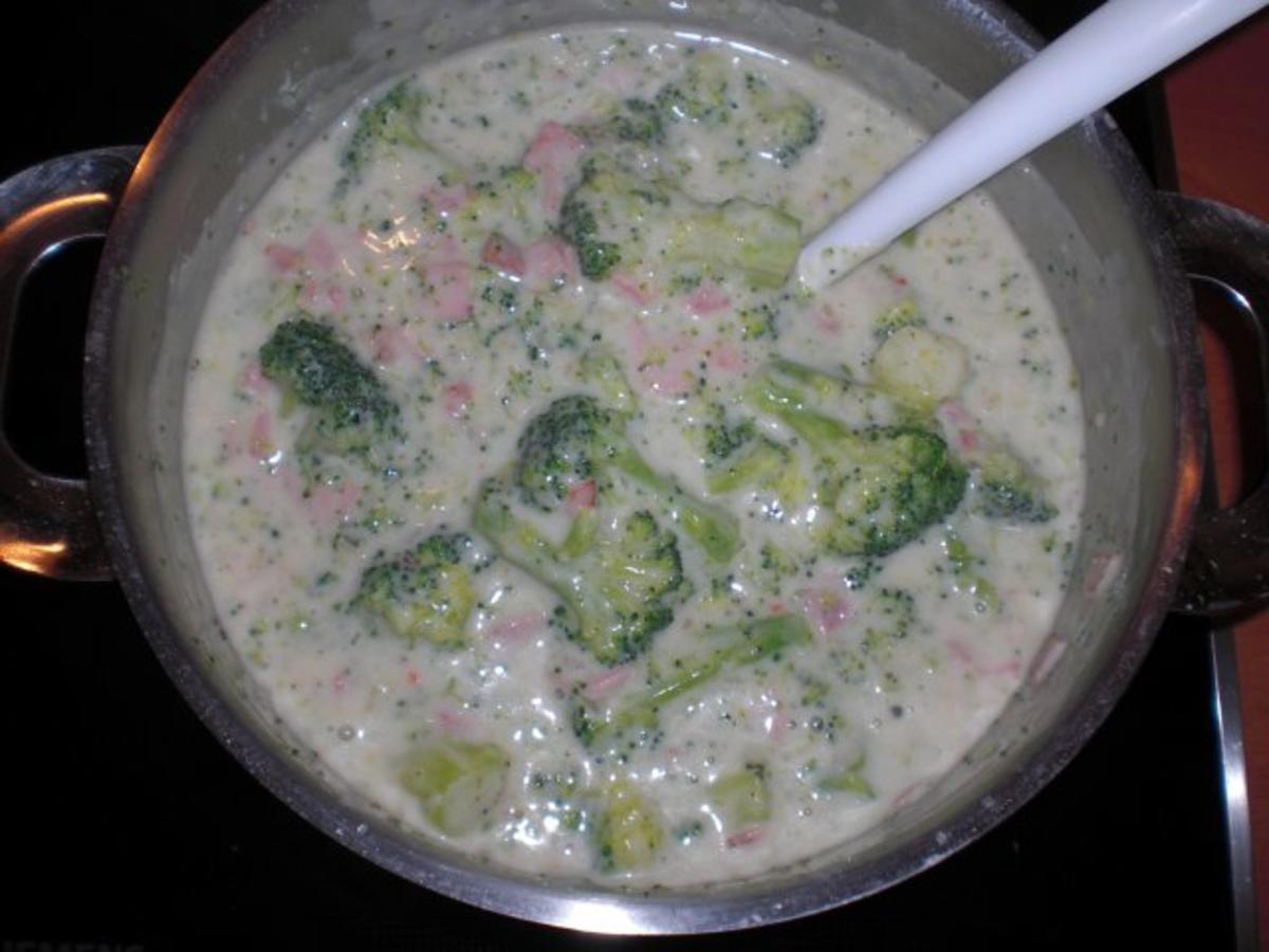 Nudeln mit Broccoli-Schinken-Soße - Rezept - Bild Nr. 15