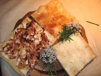 Badisch-Elßässisches Flammenkuchen-Drio - Rezept - Bild Nr. 3